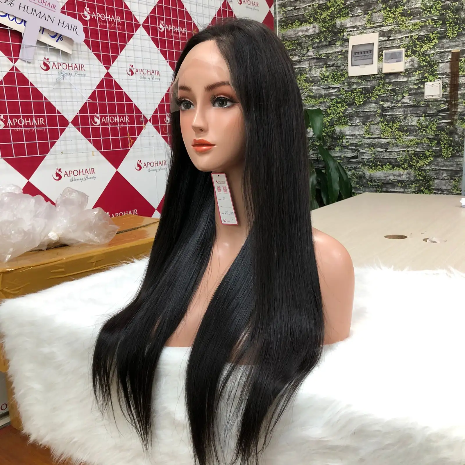 Wholesale Raw Unprocessed Closure Wig 5x5 HD Lace APOHAIR Top Trend Wholesale Factory 100% Human Hair Natural Color