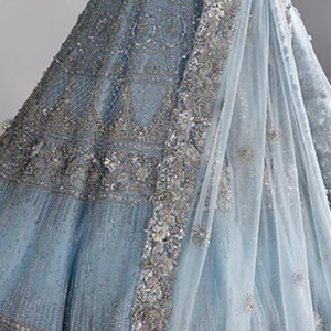 Haz tu propio vestido de novia Ropa bordada de Pakistán de calidad premium Nuevo estilo Vestido de manga larga bordado nupcial para mujer - Product Image 2