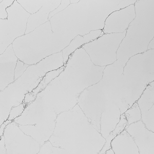 Striking Corrosion Resistant Large-Format Composite Bending Resistant Reception <b>Desk</b> Workbench <b>White</b> Man-Made Quartz Stone Slab - Product Image 1