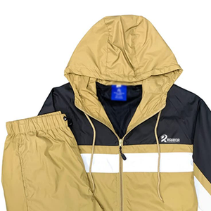 Chándal cortavientos para gimnasio para hombre, chaqueta de entrenamiento ligera y pantalones para correr, conjunto cortavientos para hombre - Product Image 6