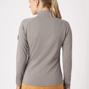 Personalizar diseños y logotipo Ropa ecuestre Capa base Camisas de manga corta Camisetas de espectáculo de equitación para mujeres - Product Image 6