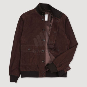Vestes en daim pour hommes, coupe confortable, veste en cuir pour un style moderne et les voyages, vestes en daim - Product Image 6