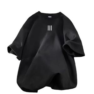 T-Shirt Homme 100% Coton Blanc Qualité Supérieure Motif Solide Jersey Conçu sur Mesure pour Street Wear Style Décontracté Devant - Product Image 5