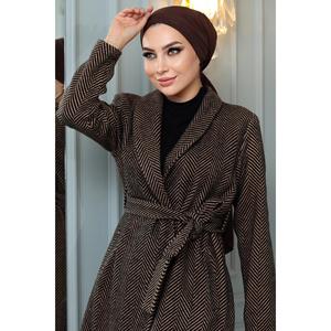 Manteau en laine surdimensionné pour femmes, élégants manteaux en duvet - Product Image 5