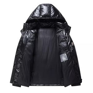 Vestes molletonnées légères imperméables et brillantes, vente en gros, veste d'hiver personnalisée, vêtements d'hiver - Product Image 4