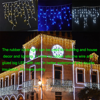 Maßgefertigte Kupfer-LED-Lichterketten für Außenbereich IP65 Baumgirlande Party Festival Eiszapfen Hochzeit Weihnachten Event-Dekoration