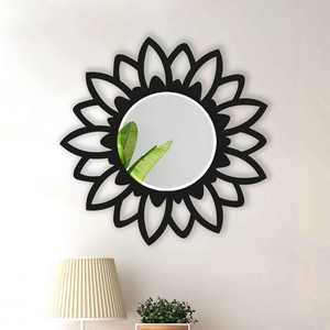 Hot Selling Custom Made Modern Flower Design Metal <b>Wall</b> <b>Mirror</b> Handmade High Quality <b>Mirror</b> for Weddings - Product Image 2
