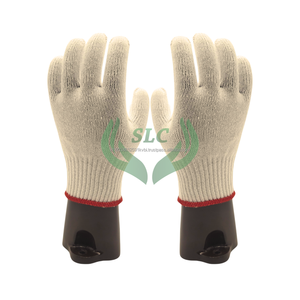 Gants en coton tricoté en Indonésie - Gants industriels légers, moyens et robustes, anti-impact, antidérapants, caractéristiques SLC - Product Image 1