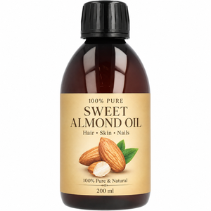 Therapeutic Grade 100% Pure <b>Sweet</b> Almond Oil Body Massage Natural Moisturizing for Skin Hair Face Scalp Nails All Skin Types OEM - Product Image 1