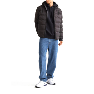 แจ็กเก็ตขนเป็ดด้านหน้ามีซิปสำหรับผู้ชายเสื้อหนาวบุหนาทันสมัยโค้ทใส่ให้ความอบอุ่นน้ำหนักเบา - Product Image 3