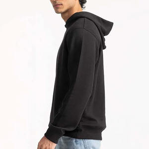 Sudadera con Capucha 100% Algodón Francés para Hombre, Corte Holgado, con Capucha, Gruesa, Unisex, 2025 - Product Image 3