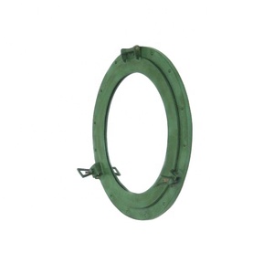 Hublot de bateau nautique vert en aluminium avec hublot de bateau en verre transparent en aluminium Hublot marin Fournitures de fenêtre de bateau - Product Image 2