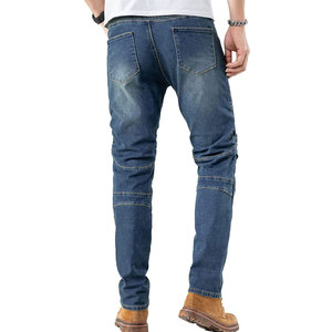 Alta calidad Prime Protection Denim Jeans Pantalones de moto Nuevo patrón Tallas grandes Invierno Otoño Técnica de lavado Hecho Pakistán - Product Image 5