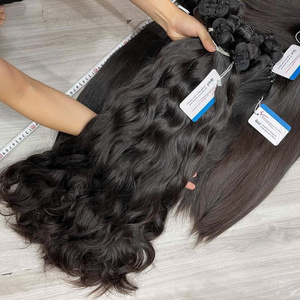 Meilleurs lots de cheveux naturels bruts, cheveux vietnamiens lisses, tissage de cheveux à double trame, prix d'usine des fournisseurs vietnamiens - Product Image 5