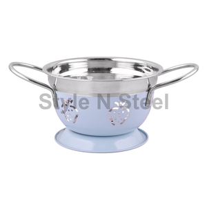 Passoire En Acier Inoxydable Fraise Conception Passoire Passoire Famille Communément Utilisé Outils Légumes Fruits Nouilles Couleur Unique - Product Image 4