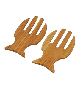 ช้อนตักสลัดมือทำจากไม้มะม่วงมีดดีไซน์ใหม่สำหรับห้องครัวและโต๊ะทำด้วยมือปรับแต่งได้ตามต้องการ - Product Image 4