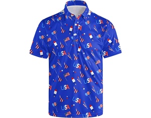 เสื้อสำหรับผู้ชายระบายความร้อนแบบแห้งพอดีตัวสำหรับกีฬากลางแจ้งปักลายพิมพ์ซับลิเมชันกันรอยยับ - Product Image 1