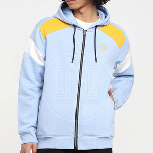 Meilleur prix de haute qualité hommes sweat à capuche zippé personnalisé conçu Puff Technics surdimensionné XL Fit motif imprimé fait tissu polaire - Product Image 1