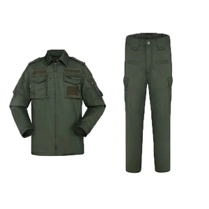 OEM American Customize Security <b>Guard</b> Black Training Camouflage Oxford <b>Uniform</b> Spring Eco-Friendly Rip-Stop Plus Size Breathable - Product Image 1