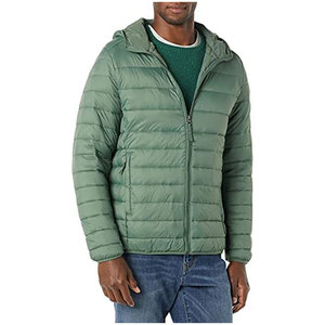 Manteau chaud d'hiver unisexe Manteau en duvet léger et imperméable avec capuche Manteau en duvet à quantité minimale de commande basse avec logo personnalisé - Product Image 1