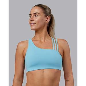 Sujetador Deportivo Acolchado Azul Retro Galvanise 2.0, Ropa Deportiva de Talla Grande para Entrenamiento - Product Image 1