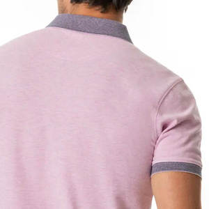 Camiseta de Manga Corta de Algodón y Elastano, Corte Regular, Cuello Alto, 180 Gramos, Logotipo Bordado en la Parte Delantera Personalizable, Antiarrugas, de Secado Rápido - Product Image 6