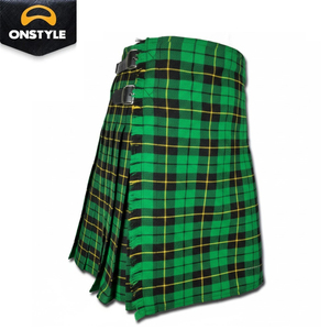 Ensembles de kilt plissés traditionnels en acrylique épais de haute qualité à motif uni pour les fêtes - Product Image 2