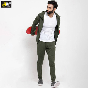 Chándal con capucha y cremallera para hombre, chándal de entrenamiento deportivo para adultos, venta al por mayor - Product Image 3