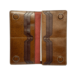 Classic Vintage Leather <b>Bifold</b> Wallet Durable Stylish Unisex <b>Purse</b> - Product Image 2