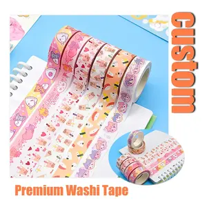 CMYK personalizado impreso Eco alta calidad Kawaii enmascarar japonés lindo Washi fabricante de cintas de papel - Product Image 1
