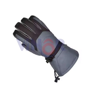 Gants de ski imperméables chauds d'hiver unisexes avec fermeture à cordon de serrage Logo personnalisé toutes saisons pour le snowboard/l'entraînement - Product Image 2