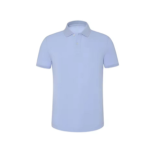 Polos personnalisés pour hommes 100% coton avec logo brodé Couleur grise unie personnalisée avec manches courtes Vente de côtes noires au Pakistan - Product Image 5