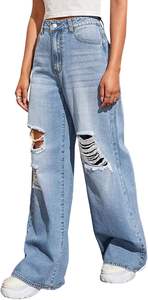 กางเกงยีนส์เดนิมขายส่ง ระบายอากาศได้ดี ไซส์ใหญ่ เอวกลาง ยืดหยุ่นสูง ทรงหลวม สไตล์ฮิปฮอป สตรีทแวร์ ขาสั้น - Product Image 6