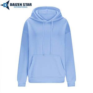 Sudadera con Capucha Ecológica para Mujer, 100% Algodón, Forro Polar, Antiarrugas, Secado Rápido, Transpirable, Bordado 3D, Invierno, Casual, OEM - Product Image 3
