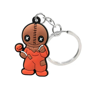 <b>Promotional</b> Business PVC Rubber Keychain Cute Kawaii Anime Cartoon Shape <b>Toy</b> Bag Pendant 2D Soft Key Ring Holder Making Machine - Product Image 3