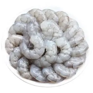 Креветки оптом. Замороженные белые креветки, очищенные от кожуры хвост