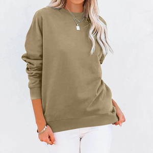 Sweat-shirt à manches longues pour femmes avec conception de logo personnalisé Matériau durable pour la saison d'hiver Produit de vente chaud - Product Image 6