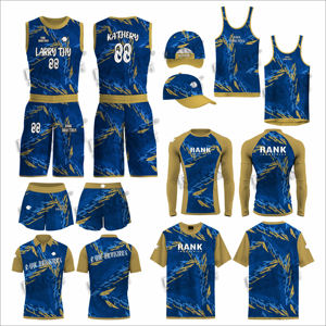 Uniforme de basket-ball avec maillot et short à séchage rapide coupe athlétique pour la pratique et le tournoi - Product Image 6