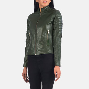 2026 nueva llegada mejor venta chaqueta de cuero para mujer gran oferta nuevo Stock traje de moda chaqueta de cuero para mujer - Product Image 3