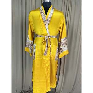 Silky Soft Men's Kimono <b>Robe</b> Elegant Vintage <b>Beach</b> for Lounge Wear Belt Classic Sustainable House Gift Timeless Masculine - Product Image 1