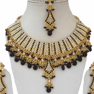 Vintage Style Crystal Alloy Flower Design Jewelry Set Necklace Earrings Headpiece Women Engagement Wedding Anniversary <b>Gift</b> - Product Image 3