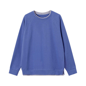 Sudadera Lisa de Cuello Redondo de Algodón y Felpa Bordada con Poliéster de Alta Calidad para Hombre y Mujer - Product Image 2