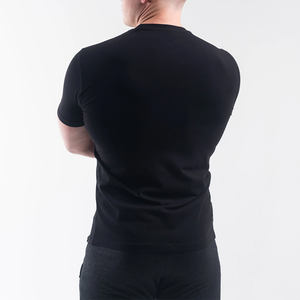 T-shirt personnalisé pour homme, 100% coton, tissu peigné, lourd et durable, pour streetwear, OEM accepté - Product Image 2