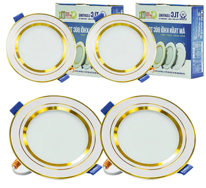 Excellent Quality Modern Minimalist LED <b>Downlights</b> Gold Border Aluminum IP20 Cob Chip Adjustable Fixed Home Office Made Vietnam - Product Image 6