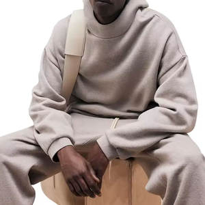 Sudadera con Capucha Extra Grande de Algodón Grueso de Alta Calidad, Lisa, sin Cordones, sin Logotipo, Talla Grande para Hombre - Product Image 3