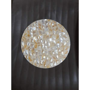 Eco-Friendly Mother of Pearl & Seagrass Cotton Table Mat <b>Set</b> with <b>Placemats</b> <b>and</b> <b>Coasters</b> for Home Decor & Dining - Product Image 1