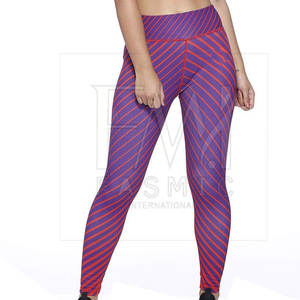 Legging tricoté respirant à séchage rapide, taille mi-haute, sublimé, de qualité supérieure, personnalisable, pour femme, idéal pour l'été – Forte demande - Product Image 4