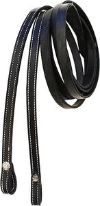 Bridon sans mors en cuir pour cheval, style western, avec rênes - Product Image 6