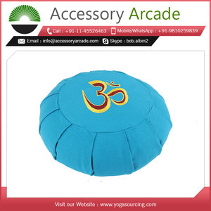 High Selling Zafu Meditation Cushion Best Quality Hand Embroidered for a Unique Look at Good Price - Product Image 2