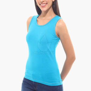 New Style <b>Low</b> Price Women <b>Plus</b> <b>Size</b> Eco-Friendly Breathable Quick Dry Crew Neck Casual Tank <b>Top</b> Polyester/Cotton Fitness Wear - Product Image 1